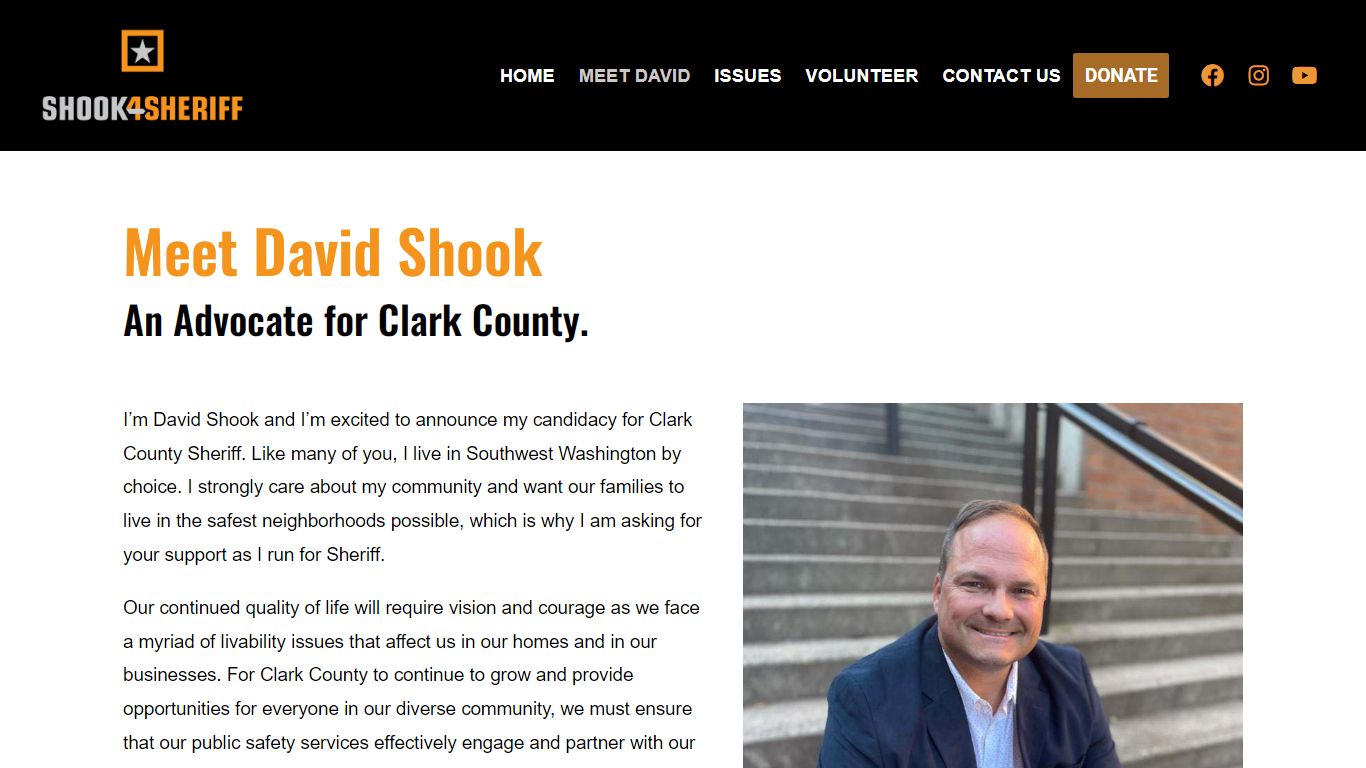 Meet David – shook4sheriff.com